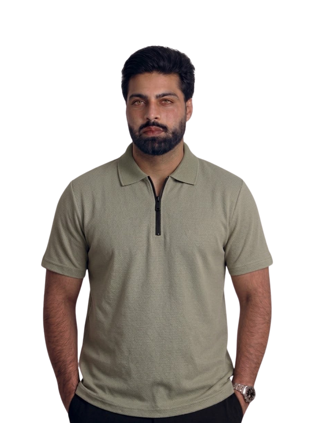 Pistal Zipper Popcorn Shirt