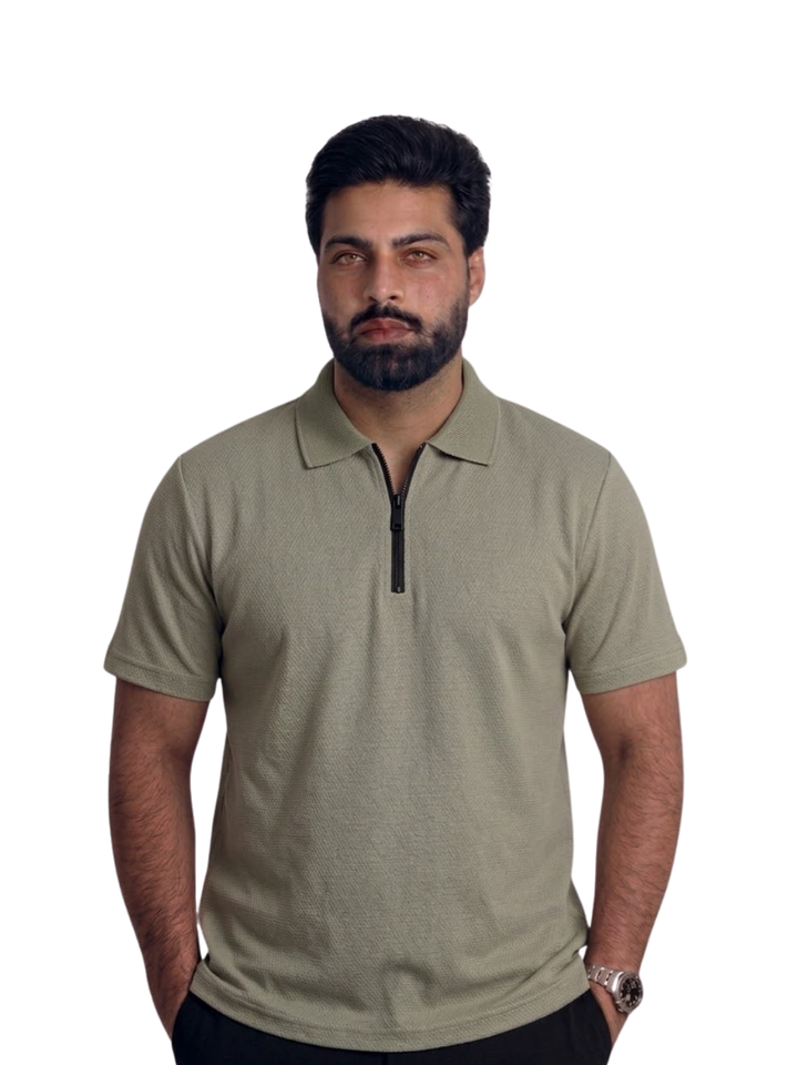 Pistal Zipper Popcorn Shirt