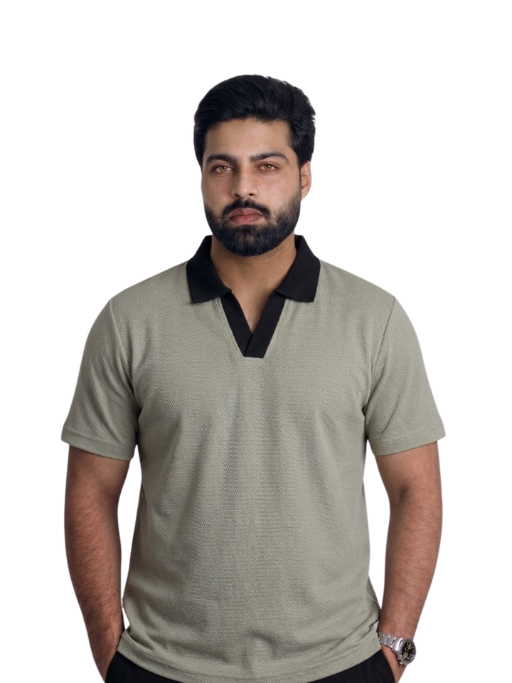 Pistal V-Shape Popcorn Shirt