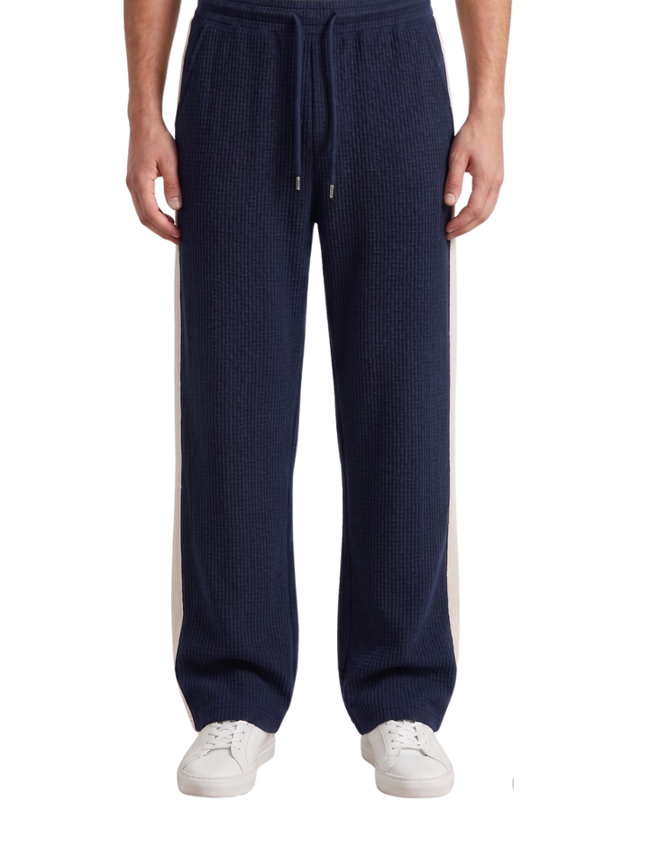 Navy-Blue White Stripe Trouser
