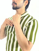 Quarter-Zipper Popcorn (Green)