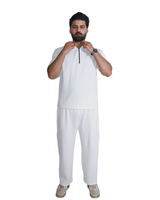 Zipper White Thermal Suit
