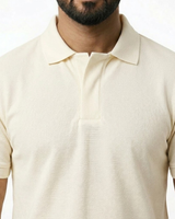 White Polo V-Shape